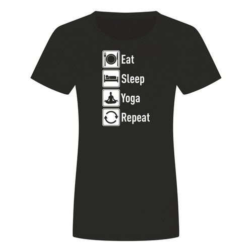 Eat sleep yoga repeat - yoga,