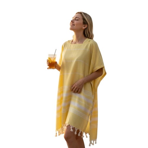 Peshtemal strand poncho - strand,